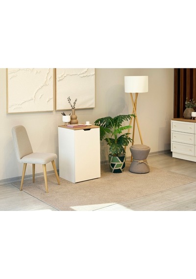 Montreal Katlanabilir Çalışma Masası Krem Sedef 50x80x144 Cm Atlanltik Çam Montreal Katlanabilir Çalışma Masası Krem Sedef 50x80x144 Cm Atlanltik Çam