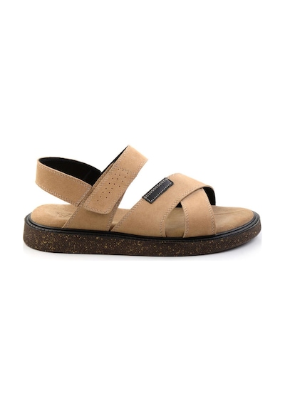 Bambi Kum Leather Erkek Sandalet E05801030602 Kum