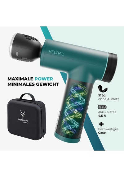 Beurer Reload Antilop Masaj Tabancası, Isıtma Ve Soğuk Fonksiyonlu, Tetik Noktaları İçin Kas Masajı, 5 Masaj Başlığı, 3000 Rpm'ye Kadar 5 Yoğunluk Seviyesi, Kablosuz, Saklama Kutusu Dahil Beurer Reload Antilop Masaj Tabancası, Isıtma Ve Soğuk Fonksiyonlu, Tetik Noktaları İçin Kas Masajı, 5 Masaj Başlığı, 3000 Rpm'ye Kadar 5 Yoğunluk Seviyesi, Kablosuz, Saklama Kutusu Dahil