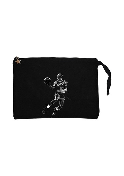 Black Siyah Clutch Astarlı Cüzdan / El Çantası Siyah