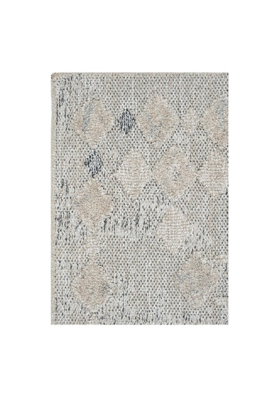 Cool Halı Adora Bej İnce Halı Kilim Kabartmalı Yumuşak Pamuklu Oturma Odası Salon Yatak Odası Halısı