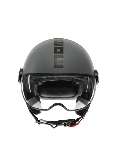 Momodesign Fgtr Classic Mono Matt Grey Black Açık Kask Renkli