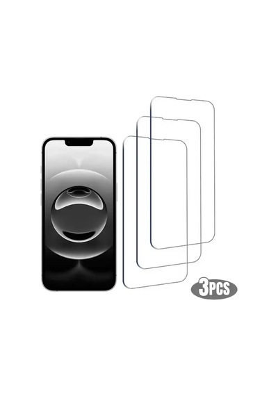 Apple iPhone 17e İle Uyumlu Ekran Koruyucu Şeffaf Temperli Kırılmaz Cam Ekran Koruyucu 3 Adet