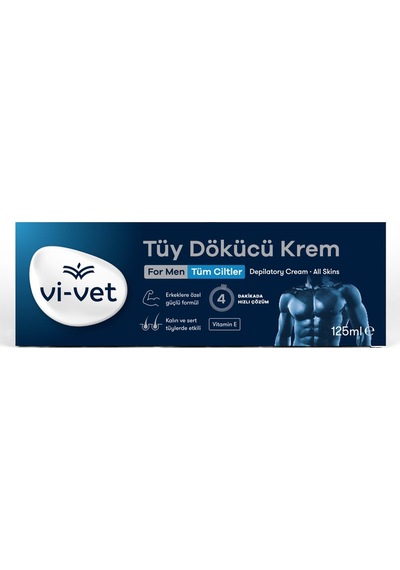 For Men Tüy Dökücü Krem Erkek 125 Ml Tüm Ciltler İçin