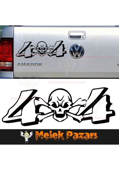 4X4 Kuru Kafa Off Road Araba Sticker