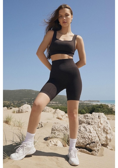 Jerf Holly Petek Desenli Kaplı Bralet Koyu Kahverengi 001