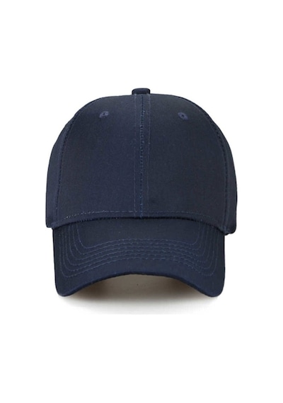 Eleven Markets Lacivert Unisex Spor Düz Şapka Basic Kep Lacivert