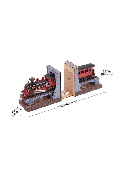Rolife Tge01 Century Train Kitap Köşesi Book Nook Dıy Minyatür Maket Model Seti Mini Dollhouse 3d Model Kit Detaylı Dekoratif Hobi Seti 3d Puzzle Tiny House