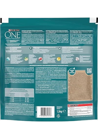 Purina ONE Bifensis  Sığır Etli Yetişkin Kedi Maması 1500 G