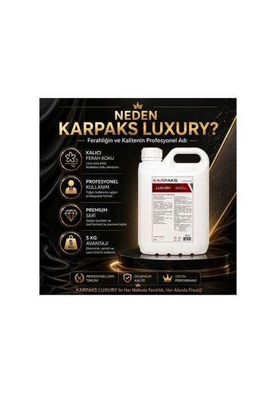 Luxury Halı Ve Oda Parfümü 5 L Premium Ferah Koku Profesyonel Kullanım