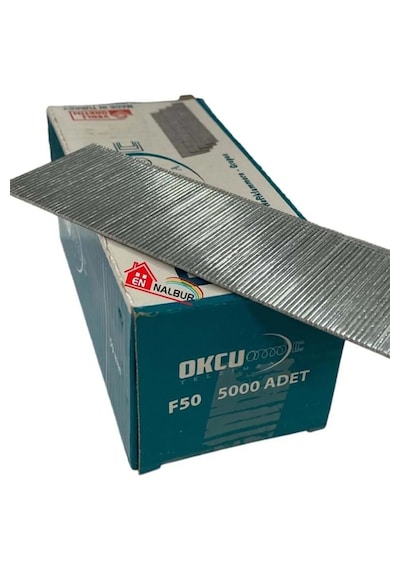 Okçu F50 Brad Havalı Zımba Çivisi 5000 Adet 50 Mm