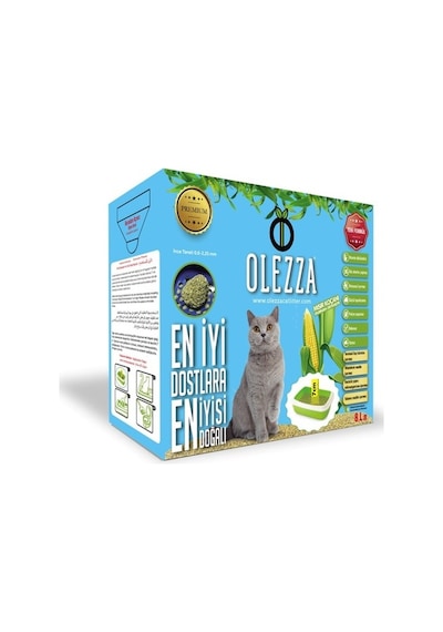 Olezza Mısır Koçanı Kedi Kumu 8 L