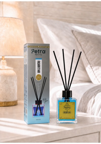 Agartha 100ml Bambu Çubuklu Oda Kokusu - Long Lasting Home Fragrance Ev Ofis Banyo Salon Kokusu Salon Kokusu , Banyo Kokusu , Long Lasting Manolya