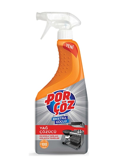 3 Adet Porçöz Yağ Çözücü Sprey 750 Ml