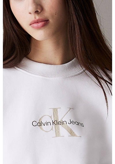 Calvin Klein Kadın Sweat Beyaz