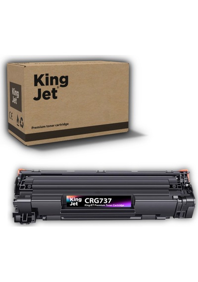 Kingjet Canon Uyumlu Crg-737 Standart Kapasiteli Çipli  Uyumlu Toneri Mf216n