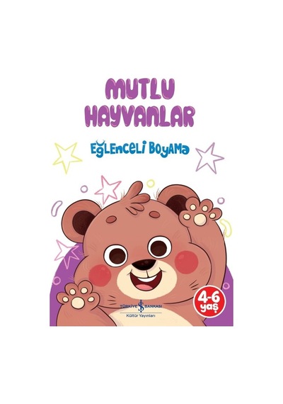 Mutlu Hayvanlar: Eğlenceli Boyama Ve Yaratıcı Kitap