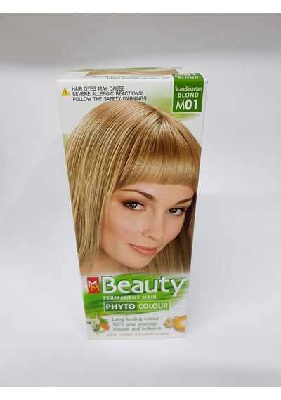 Mm Beauty Bitkisel Saç Boyası Platin Kumral M01