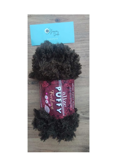 1 Adet Puffy Furlove 29 Elle Örülen Kalpli Yastık Bebek Battaniyesi Örgü Ipi Kürk Yapılı Puffy