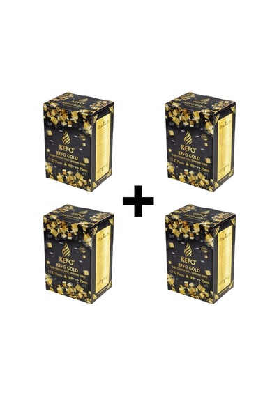 Kefo Gold Nargile Kömürü 25mm 4 Kg