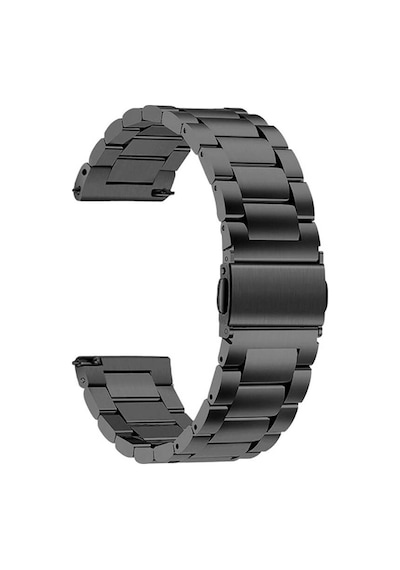 Zore Galaxy Uyumlu Watch 42mm Clo Band-04 20mm Metal Kordon-siyah