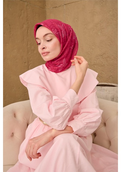Silk Home Soft Eşarp 73099-22 Fuşya, Pembe, Gül Pembe