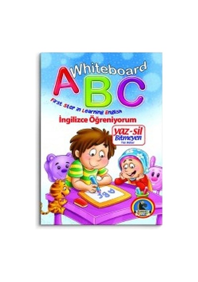 Whiteboard Abc First Step İn Learning English / Yaz-sil Bitmeyen Yazı Defteri