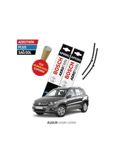Bosch Aerotwin Plus VW Tiguan Silecek Takımı (2007-2015)