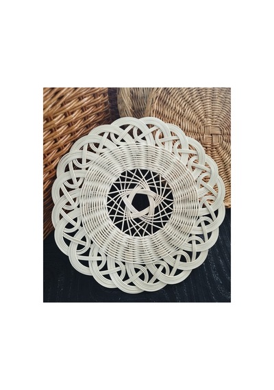 6 Adet %100 Doğal El Yapımı Rattan Supla & Duvar Süsü 1. Sınıf, Dekoratif, Yüksek Kalite