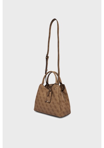 Guess Meridian Logolu Çıkarılabilir Askılı Çanta Hwsg6974050 Bayan Çanta Hwsg69 74050 Ltl Kahve