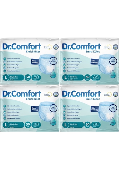 Dr.comfort Hasta Bezi Yetişkin Emici Külot L-büyük 4pk 30 L