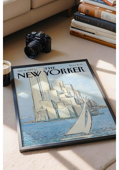 The New Yorker Çerçeveli Tablo July 19 1982