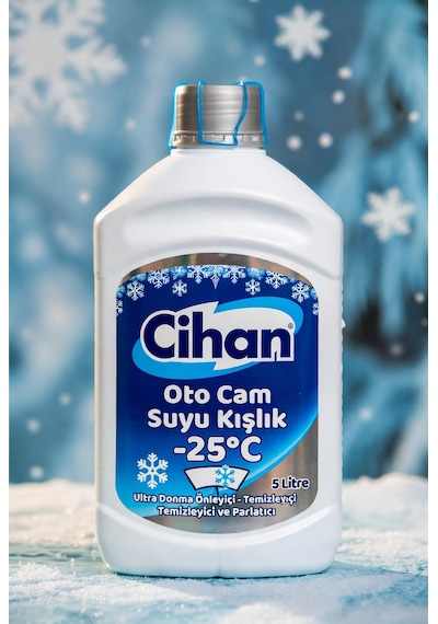 Cihan Oto Cam Suyu Kışlık -25 5 Litre