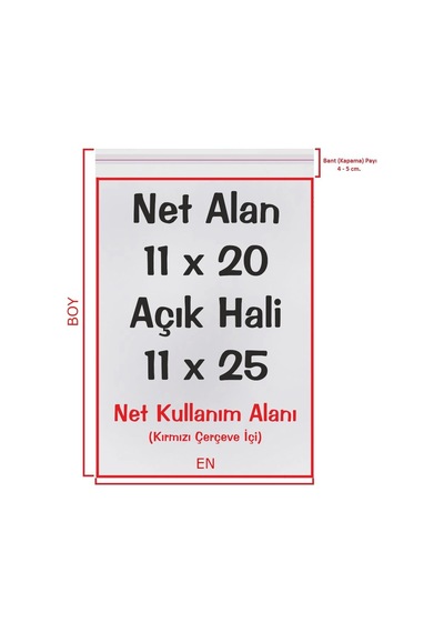 Şeffaf Bantlı Yapışkanlı Opp Jelatin Poşet 250 Adet 11 x 20 + 5 CM