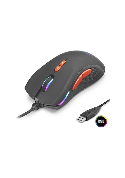 Mouse Optik Ayarlanabilir Dpi Usb Rgb - Siyah Gm180b/la