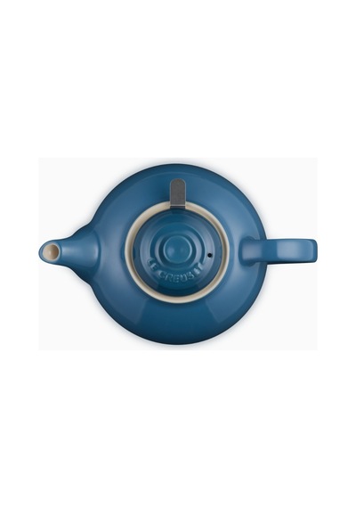 Le Creuset Paslanmaz Çelik Süzgeçli Seramik Çaydanlık, 1.3l Lacivert
