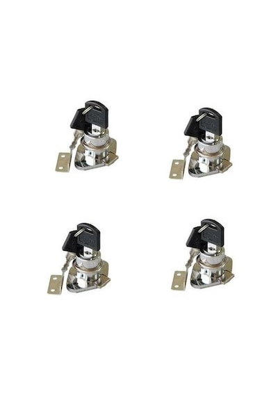 Oval Mobilya Ve Çekmece Kilit 4 Adet 0.30 Mm