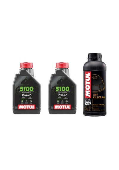 Motul 5100 10w40 - Hava Filtresi Yağı Seti - 9080619011704
