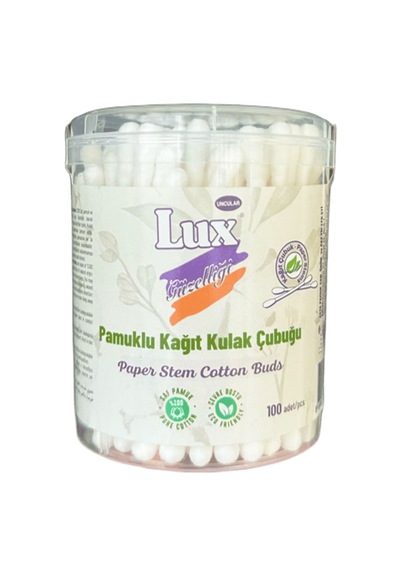 Lux Pamuklu Kağıt Kulak Çubuğu 100lü