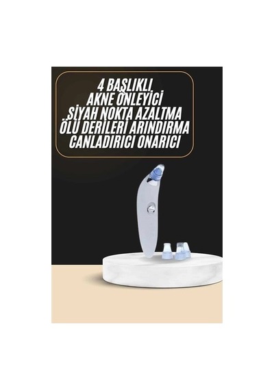Siyah Nokta Temizleme Cihazı 4 Başlıklı Vakumlu Pilli Ölü Deri Arındırma 33800726