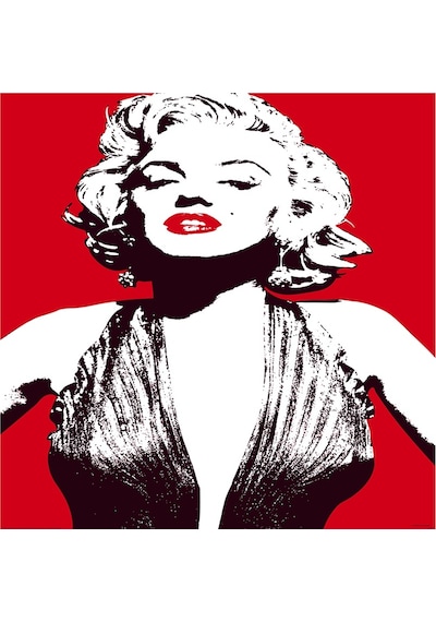 Marilyn Monroe Pop Art Ve Portreleri Doğal Taş Bardak Altlığı 4'lü Set - Natural Stone Coasters - Taş Çok Renkli