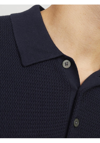 Jack & Jones Jprcccooper Knıt Polo Ss Sn Sky Renkli