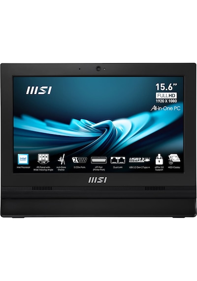 MSI PRO AP162T ADL-017XEU N100 4 GB 256 GB SSD 15.6" Free Dos AIO Masaüstü Bilgisayar
