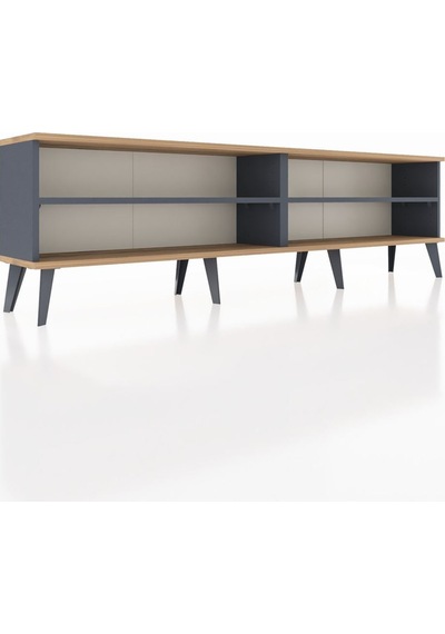 Arges Tv Ünitesi 2 Raflı 176x30x51 Antrasit-çam/antrasit Atlas Çam/antrasıt Arges Tv Ünitesi 2 Raflı 176x30x51 Antrasit-çam/antrasit Atlas Çam/antrasıt