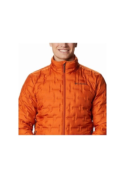 Columbia Wo0955-820 Delta Rıdge Down Jacket Erkek Outdoor WO0955-820-R1840 Turuncu