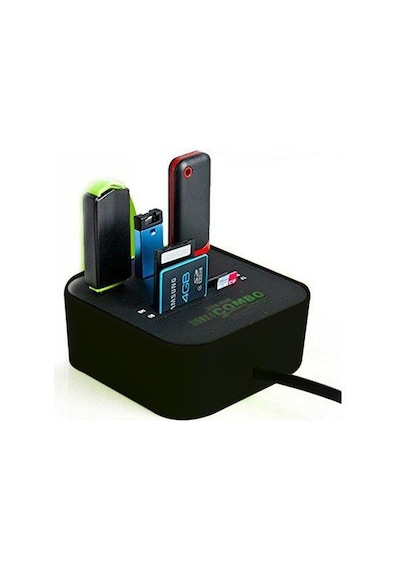 3 Port Usb 2.0 Hub Usb Çoklayıcı Usb Kart Okuyucu