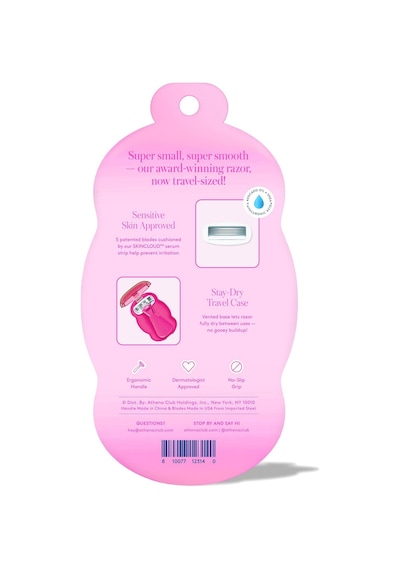 Athena Club Super Pink Mini Seyahat Boy Kadın Tıraş Bıçağı