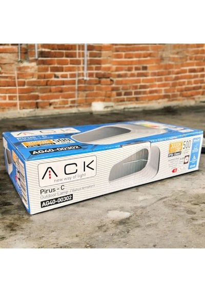 Ack 10w Pirus-c 3000k Led Bahçe Apligi Ag40-00302