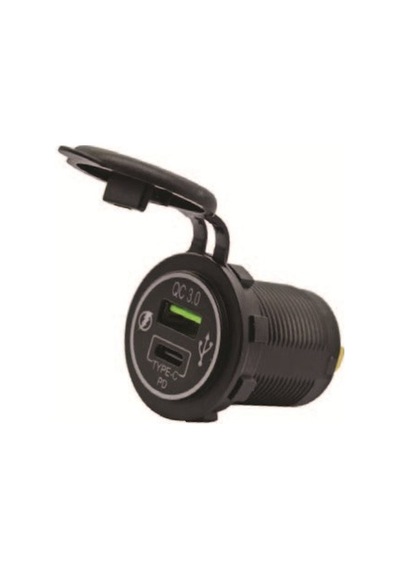 Usb Soketi Usb+type C 12-24 V Tekne Yat Karavan