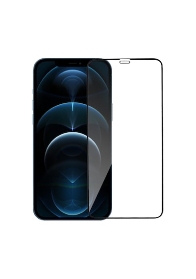 Apple Uyumlu   iPhone 12 Pro Tam Kaplayan Temperli Ekran Koruyucu Cam